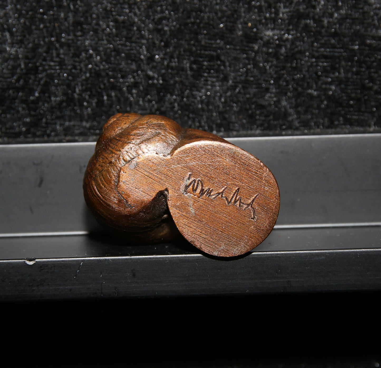 Wunderlich, Paul - Slakkenhuis, 1973 - Brons - Handtekeningstempel