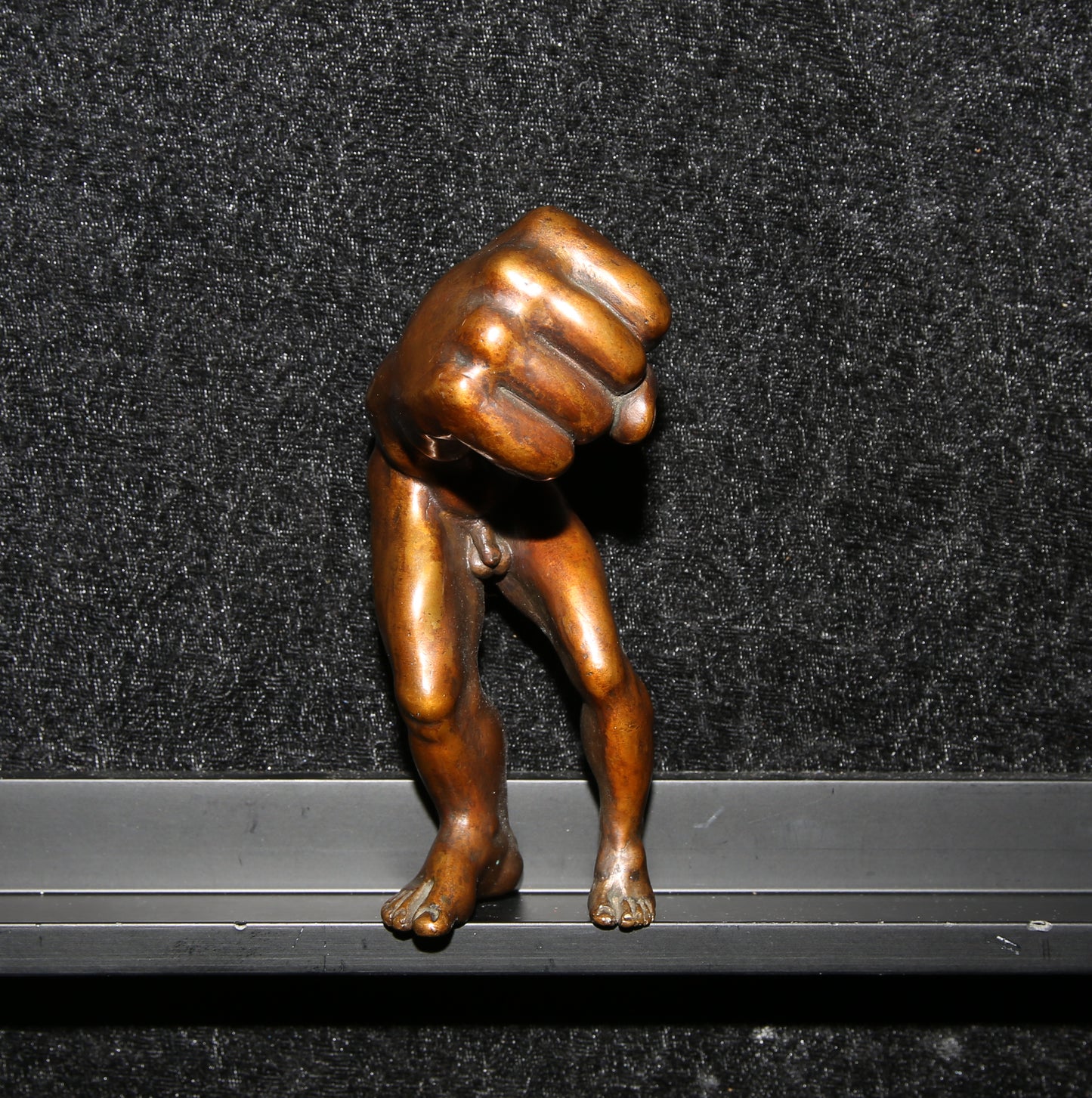 Schwarze, Michael - Faustkampf - Bronze - Signaturstempel, nummeriert