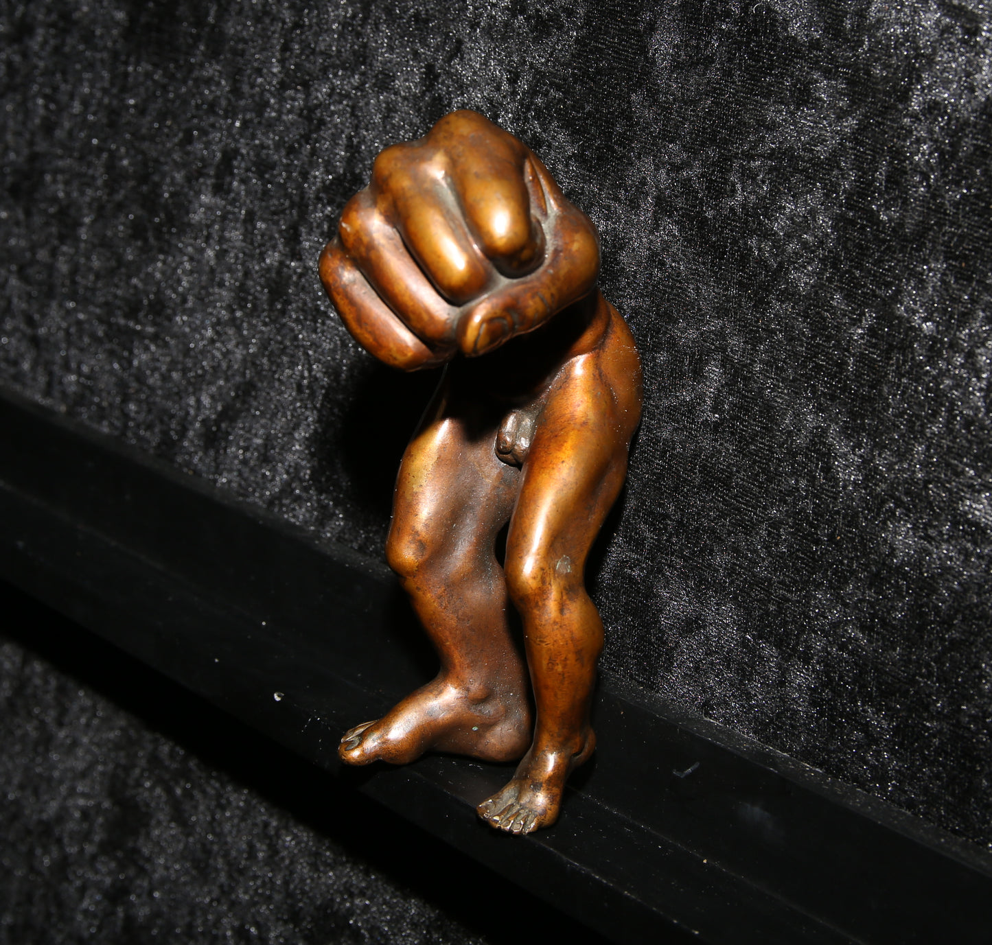 Schwarze, Michael - Faustkampf - Bronze - Signaturstempel, nummeriert