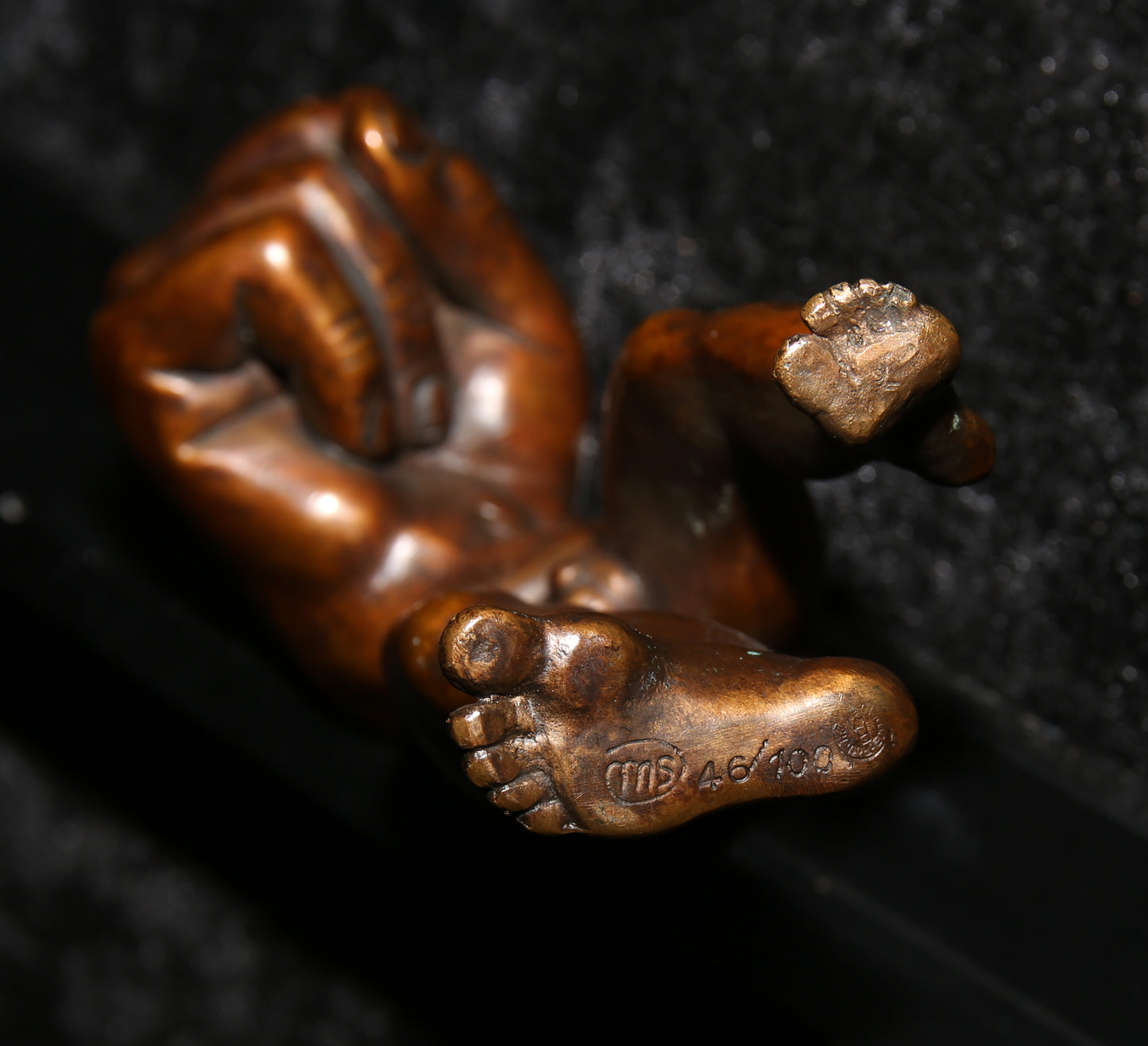 Schwarze, Michael - Faustkampf - Bronze - Signaturstempel, nummeriert
