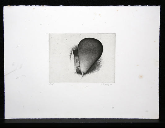 Vandaag - Peer met bal - Kleurenets, 1984 - handgesigneerd