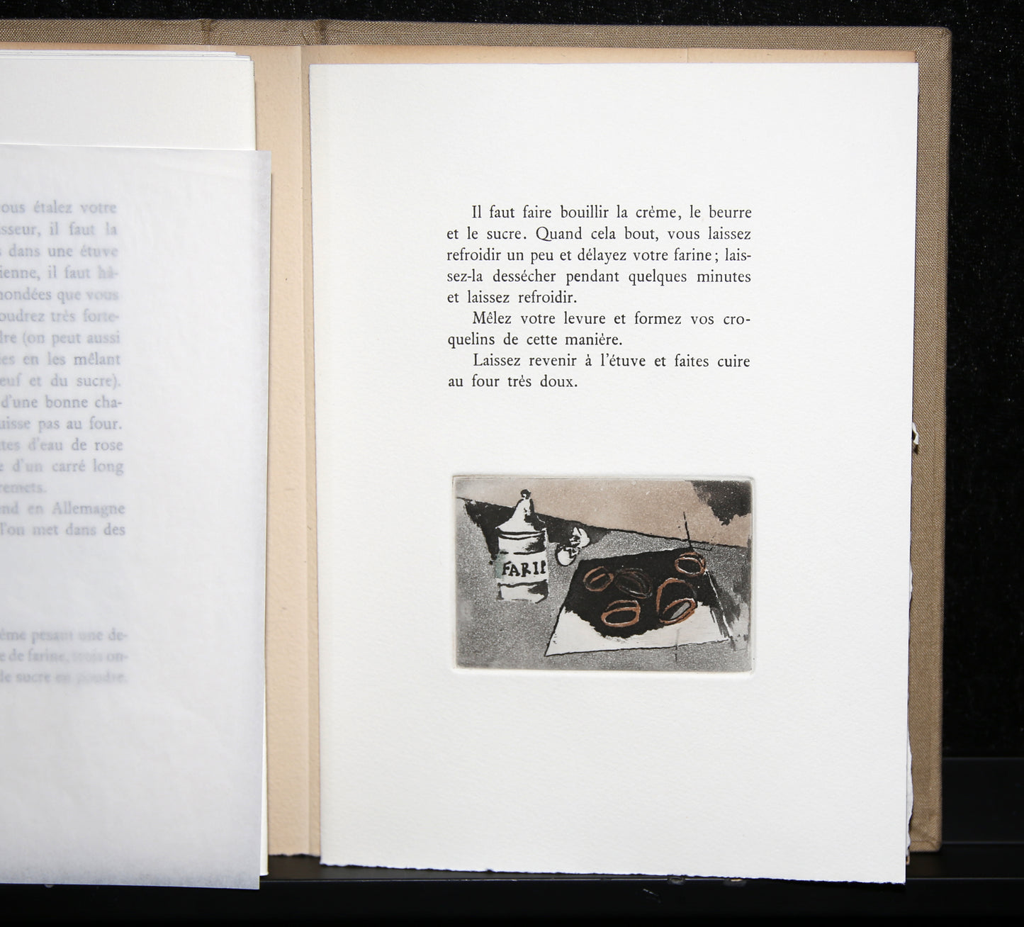 Antonini, Annapia - Recettes inédites des chevets, 1968 - aquatint - handgesigneerd