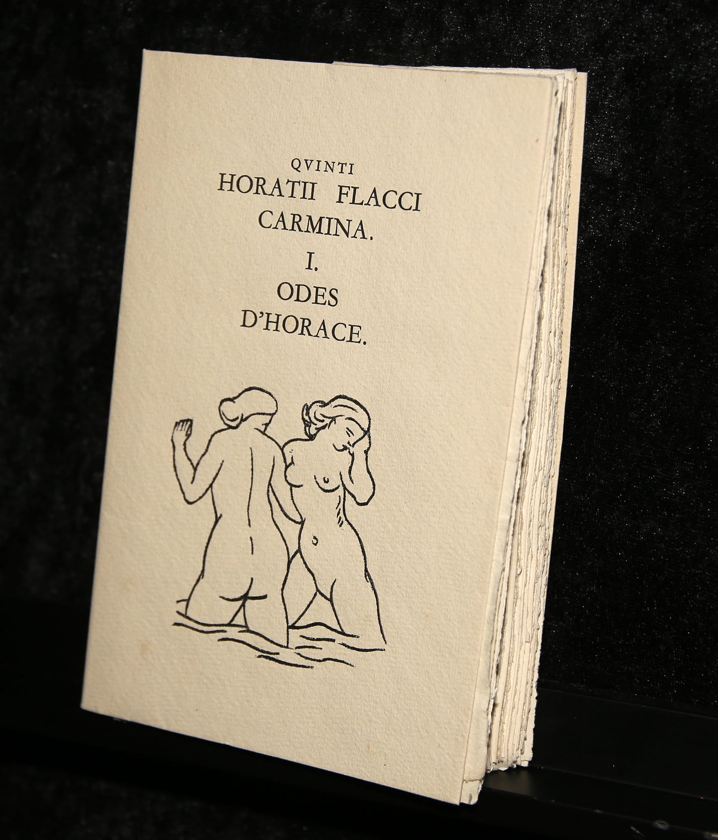 Maillol, Aristide - 125 woodcuts - Odes d'Horace, 1939 - Volume 1 - No. 21/50