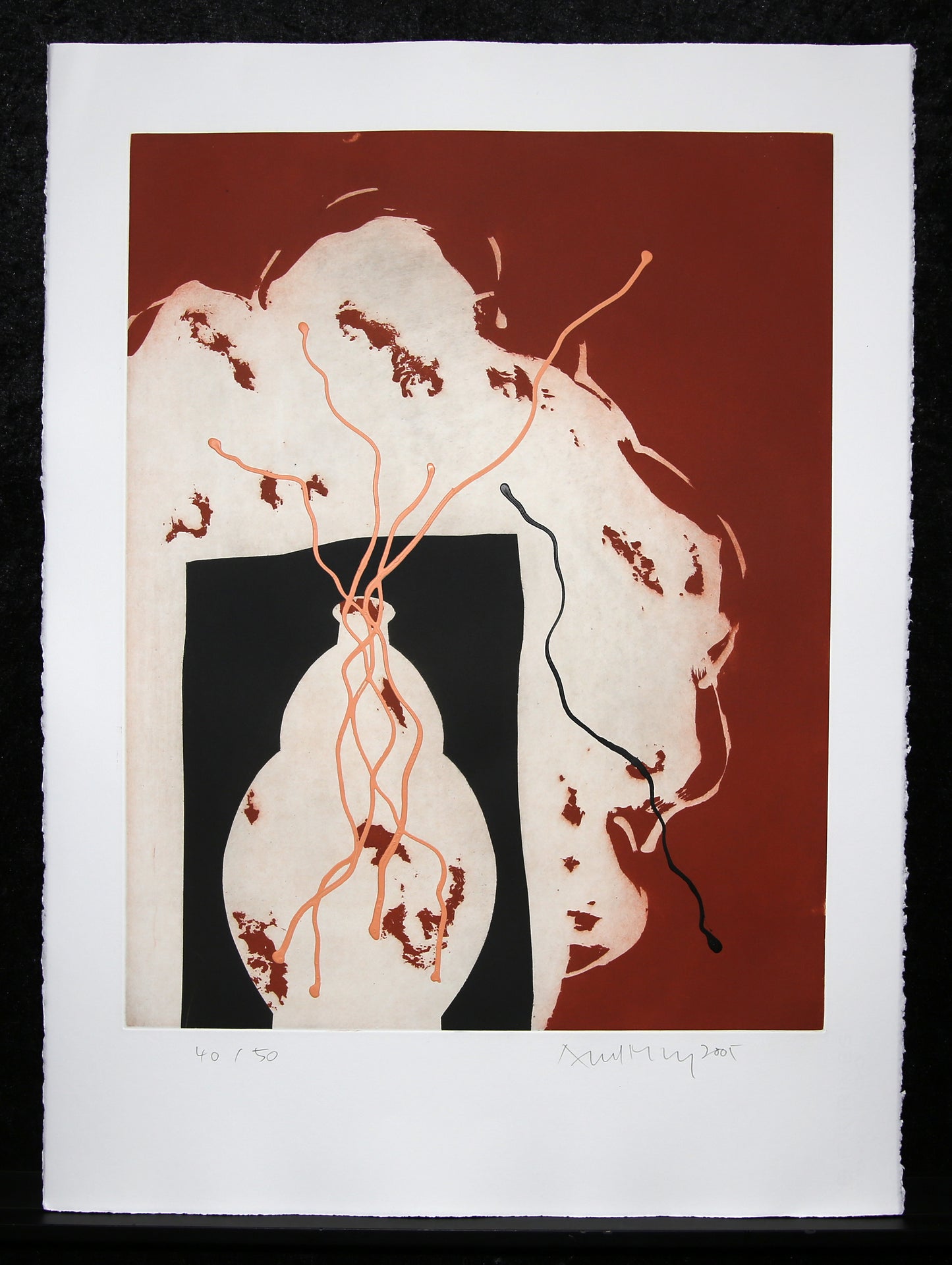 Merz, Albert - oT - xx/50 - Eau-forte, 2005 - retouchée à la main - signée à la main