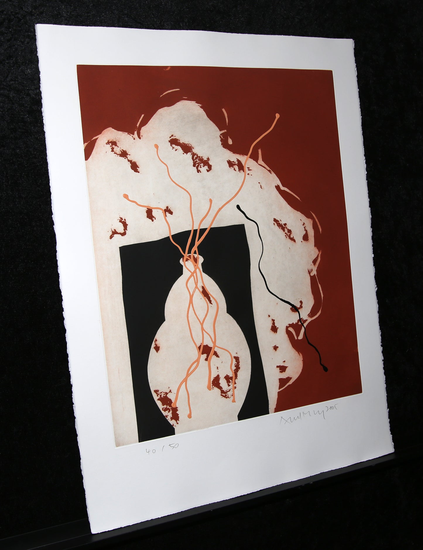 Merz, Albert - oT - xx/50 - Eau-forte, 2005 - retouchée à la main - signée à la main