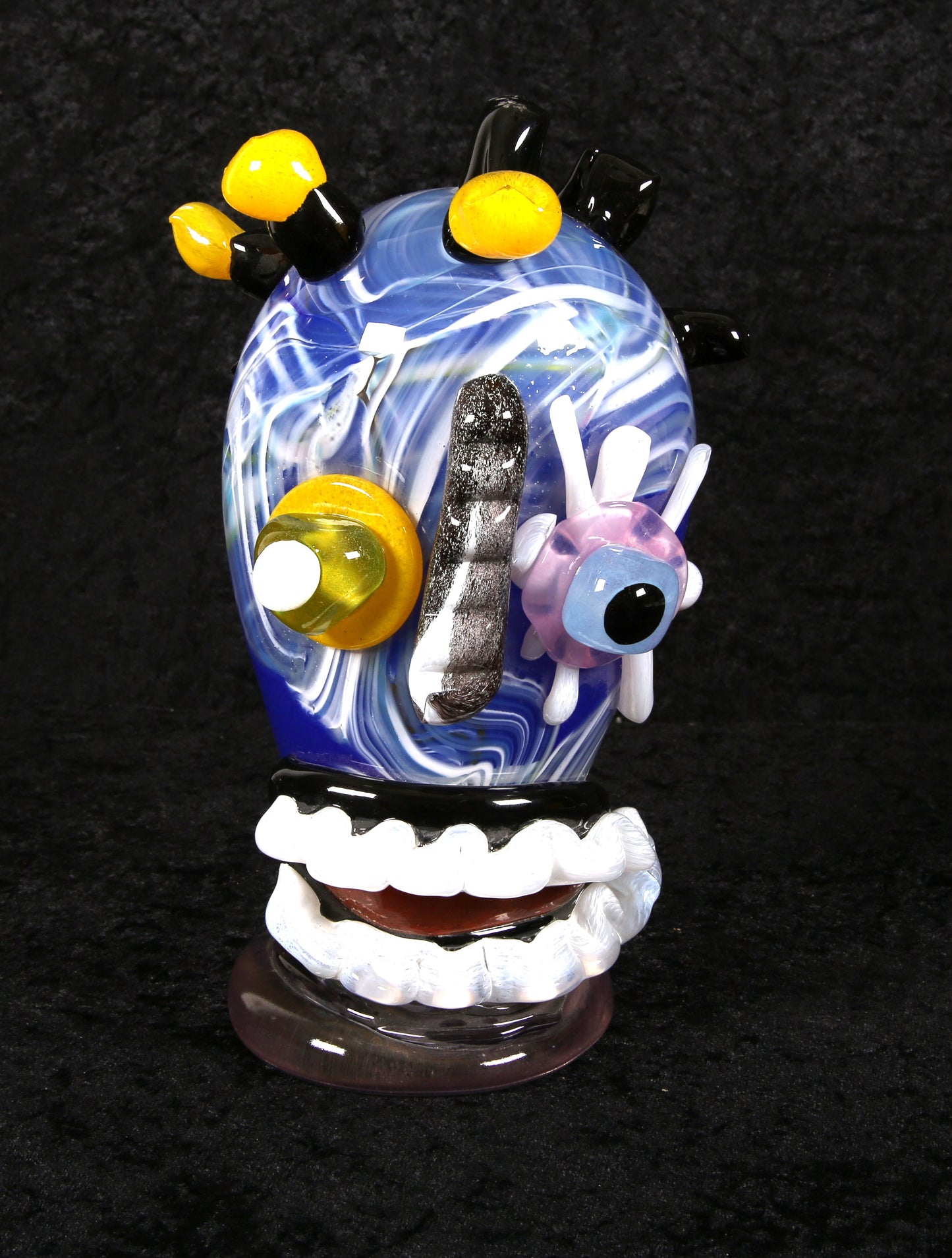 Kostabi, Paul - Skulptur aus Muranoglas - Unikat - handsigniert