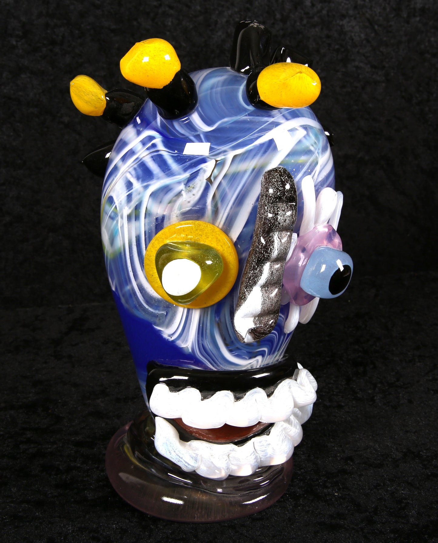 Kostabi, Paul - Skulptur aus Muranoglas - Unikat - handsigniert