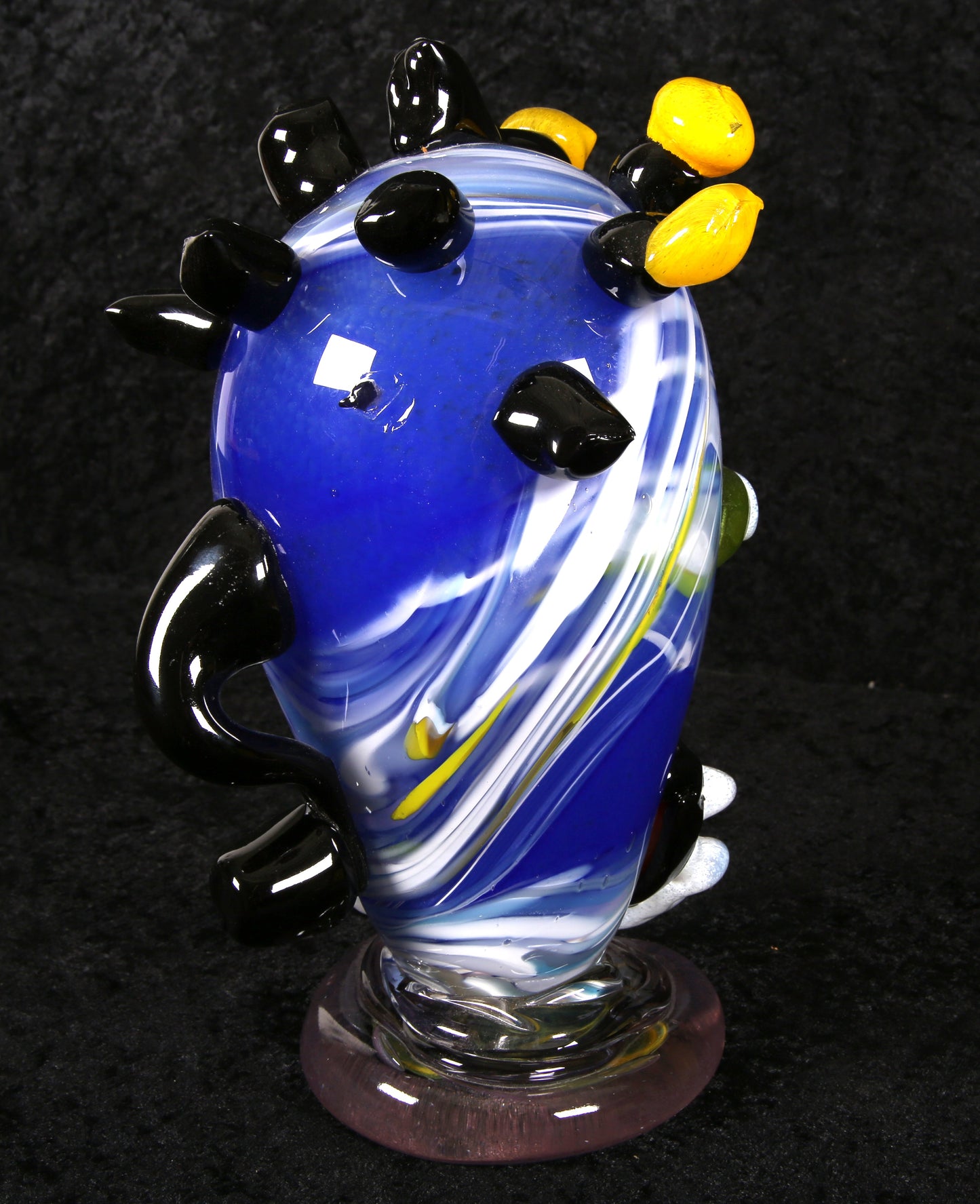 Kostabi, Paul - Skulptur aus Muranoglas - Unikat - handsigniert