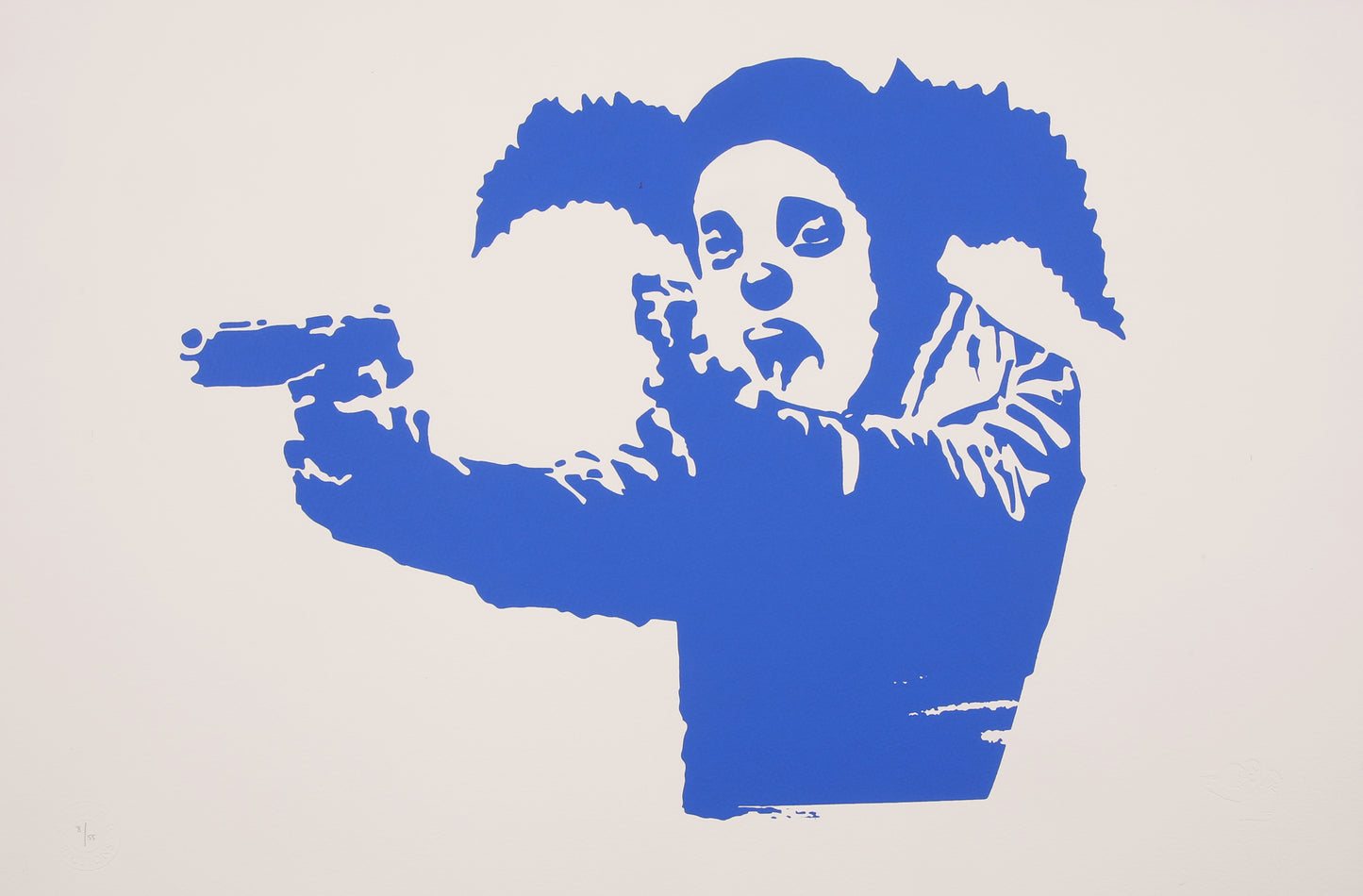 Banksy - Clown Skateboards - screen printed, certified and limited