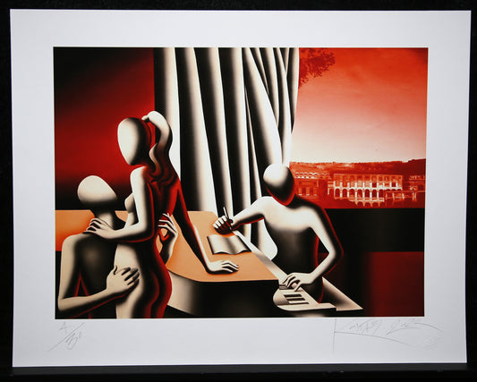 Kostabi, Mark - Notities voor Scarlet - Giclée - handgesigneerd