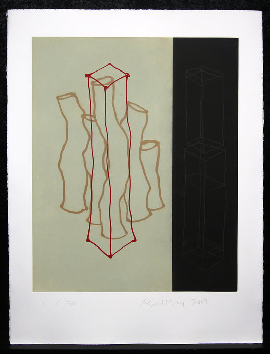 Merz, Albert - untitled - xx/50 - etching-hand-retouched - hand-signed