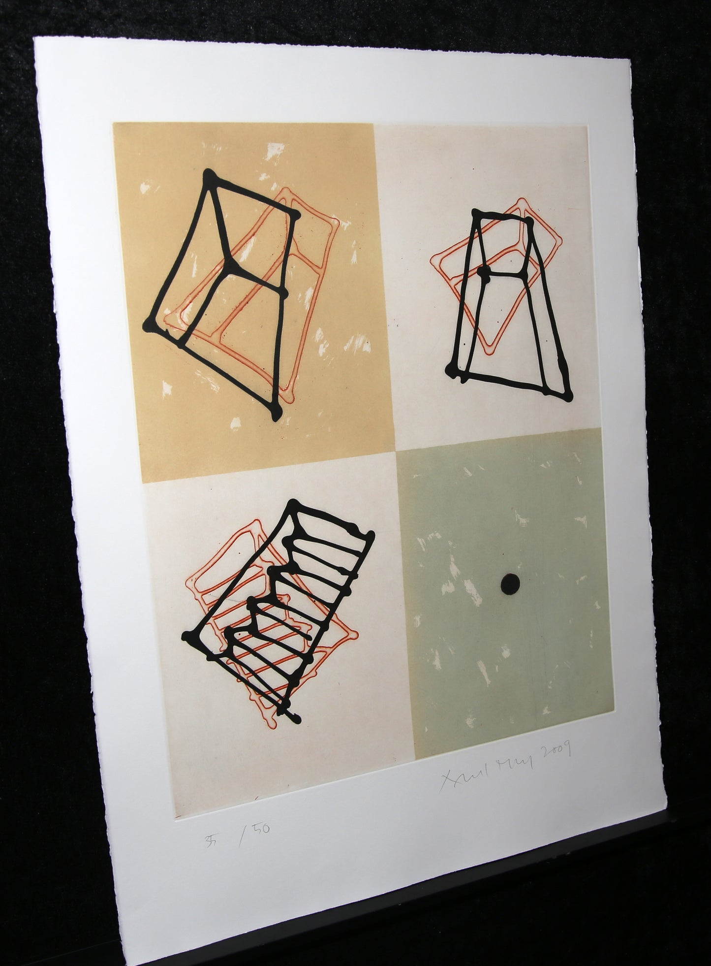 Merz, Albert - untitled - 35/50 - etching - 2009 - hand signed