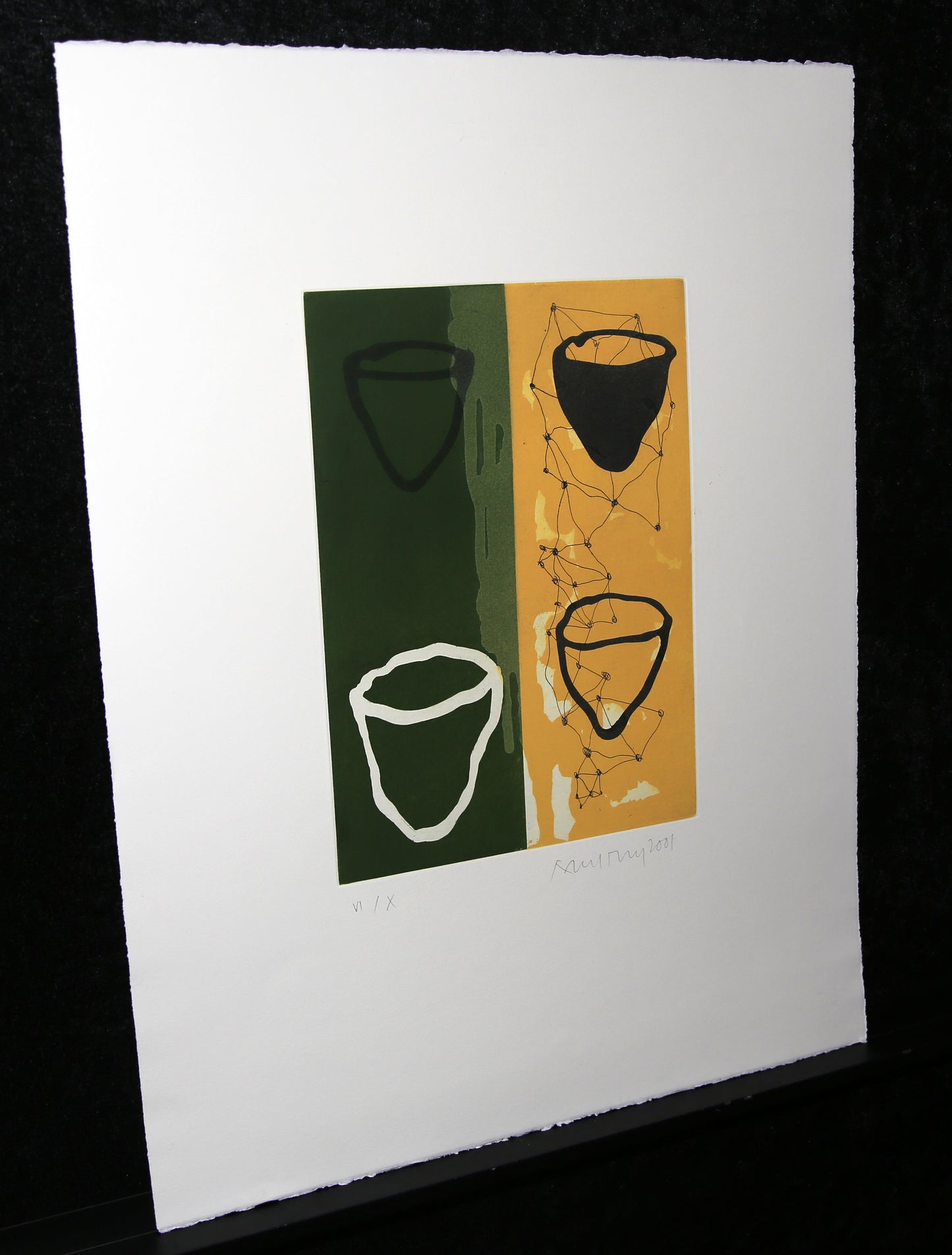 Merz, Albert - untitled - VI/X - etching - 2001 - hand signed