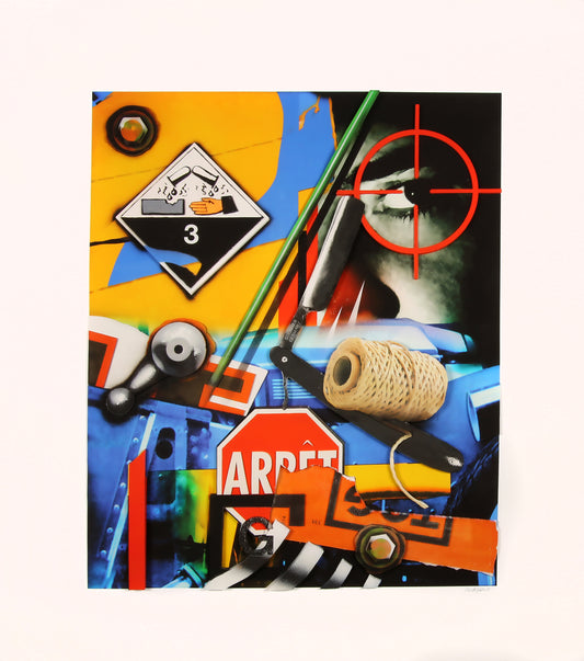 Klasen, Peter - Corrosif3/Arret/G - 3D-Konstruktion - handsigniert e.a. Clever Art