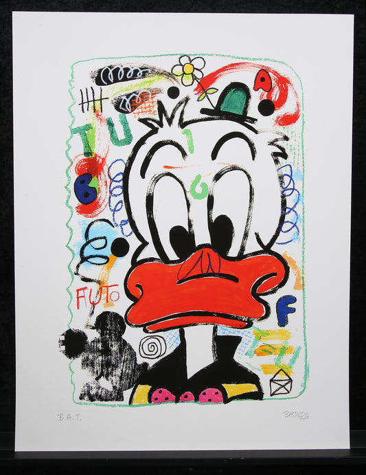 Basdera, Franz - Donald Duck, 2021 - Giclée - handgesigneerd
