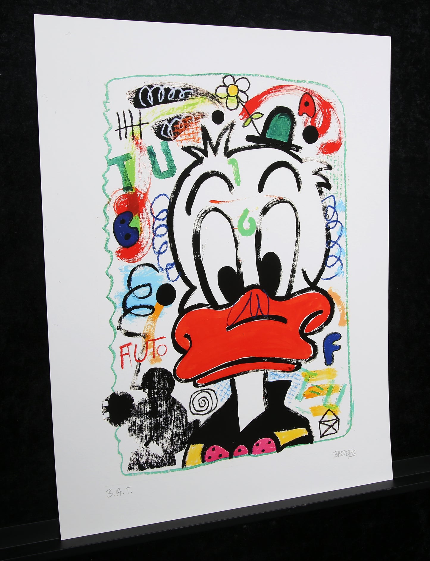 Basdera, Franz - Donald Duck, 2021 - Giclée - handgesigneerd