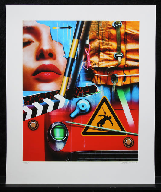 Klasen, Peter - Rêve / Haute Tension - Giclée - handsigniert