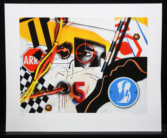 Klasen, Peter - Regard / Cible / 5 / Electrified floor - Giclée - handsigniert