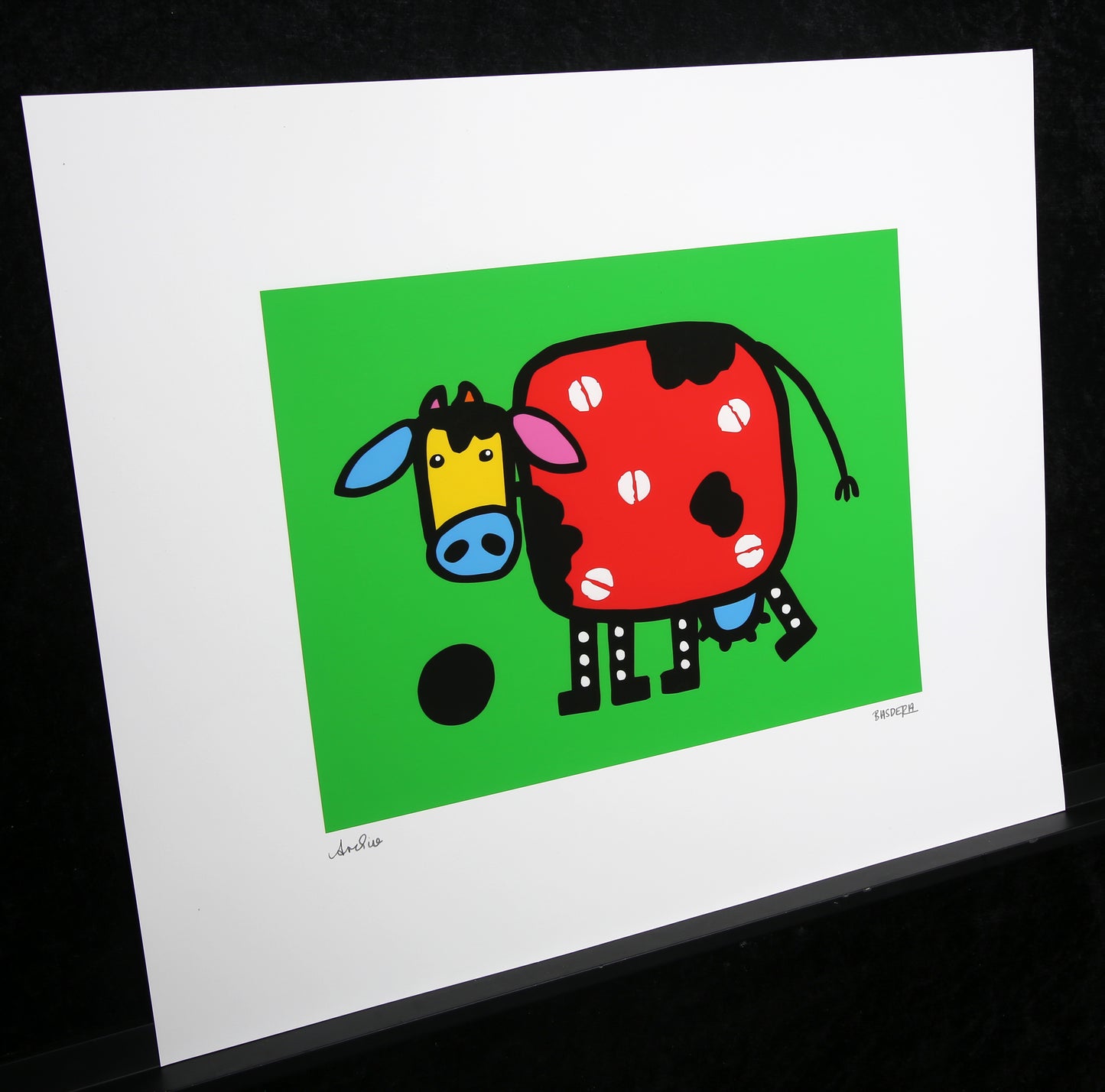 Basdera, Franz - Kuhliane - De Zachtmoedige - Giclee - handgesigneerd