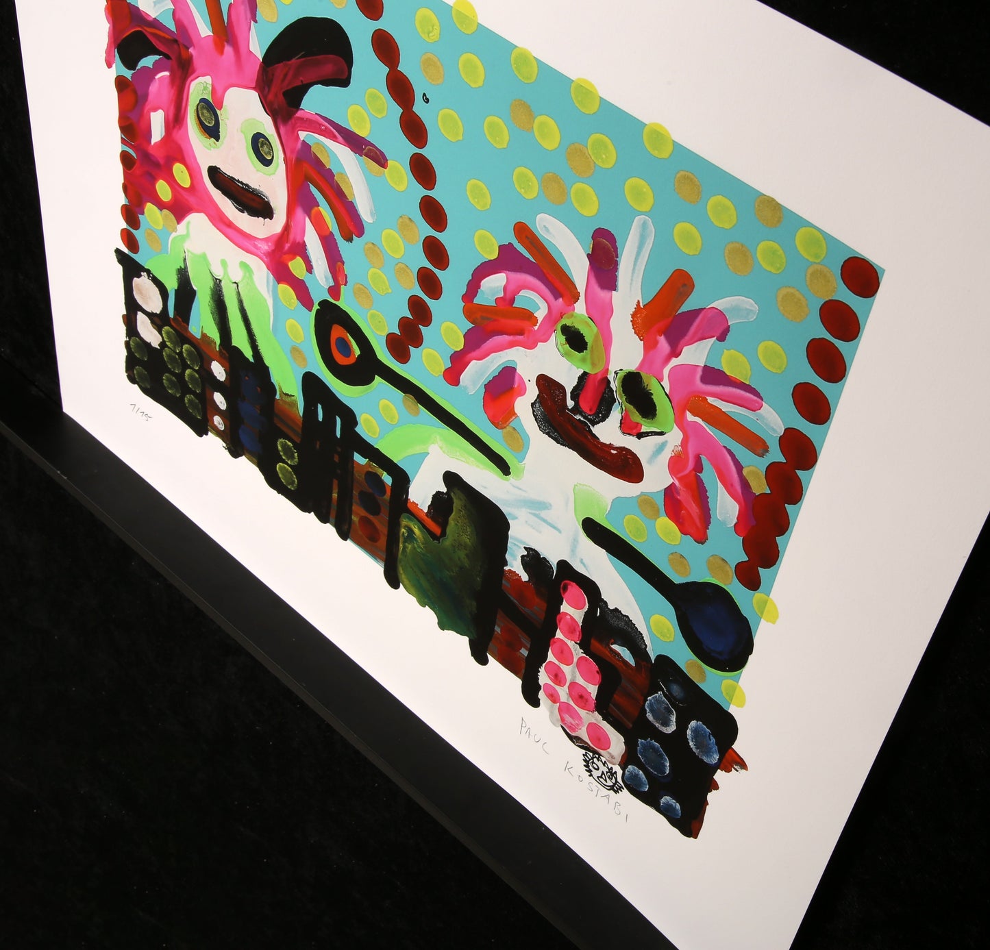 Kostabi, Paul - Burst, 2016 - Giclee/Baumwollpapier - handsigniert