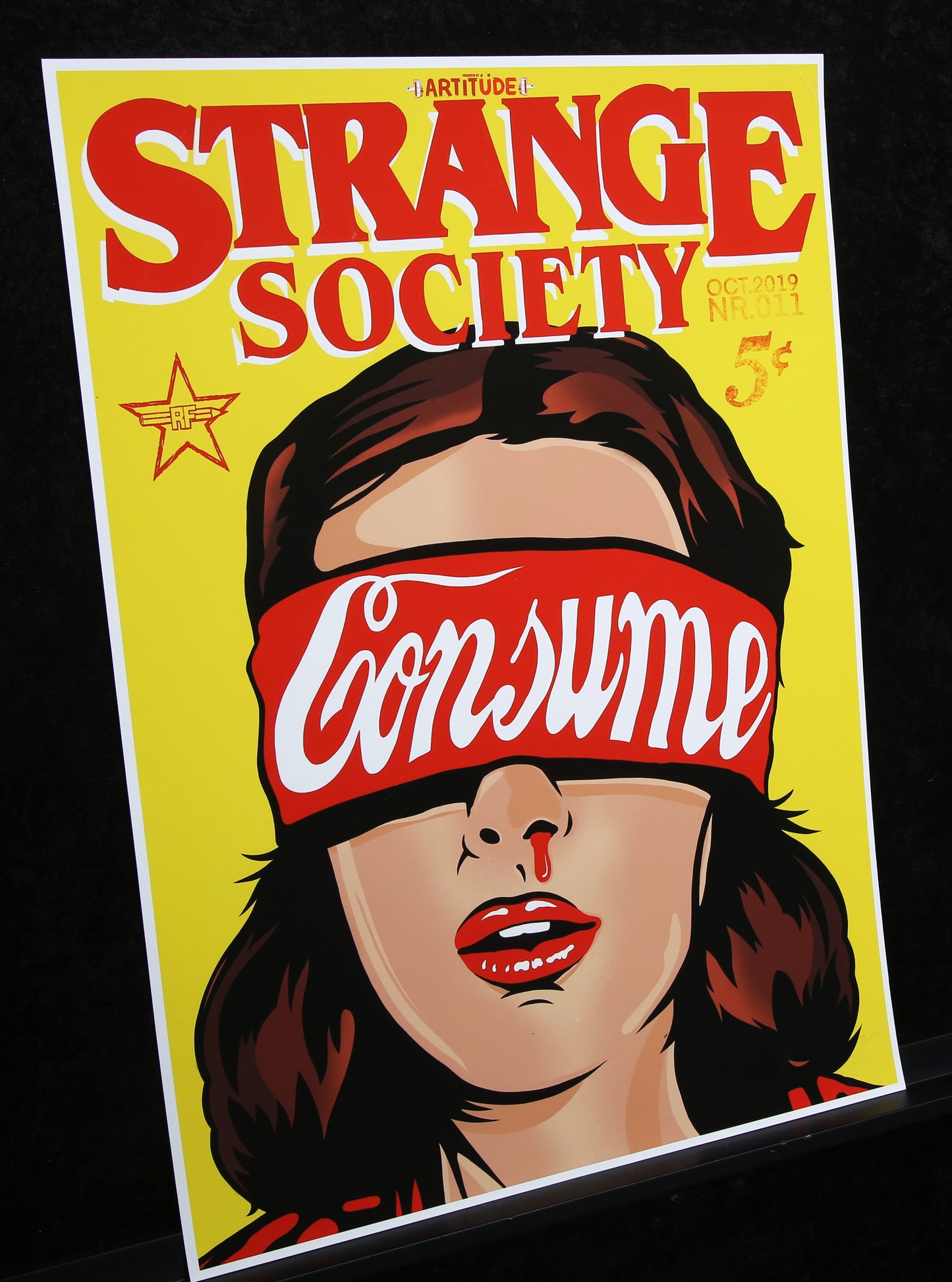 R.F.Art - Consume, 2021 - Giclée - handsigniert