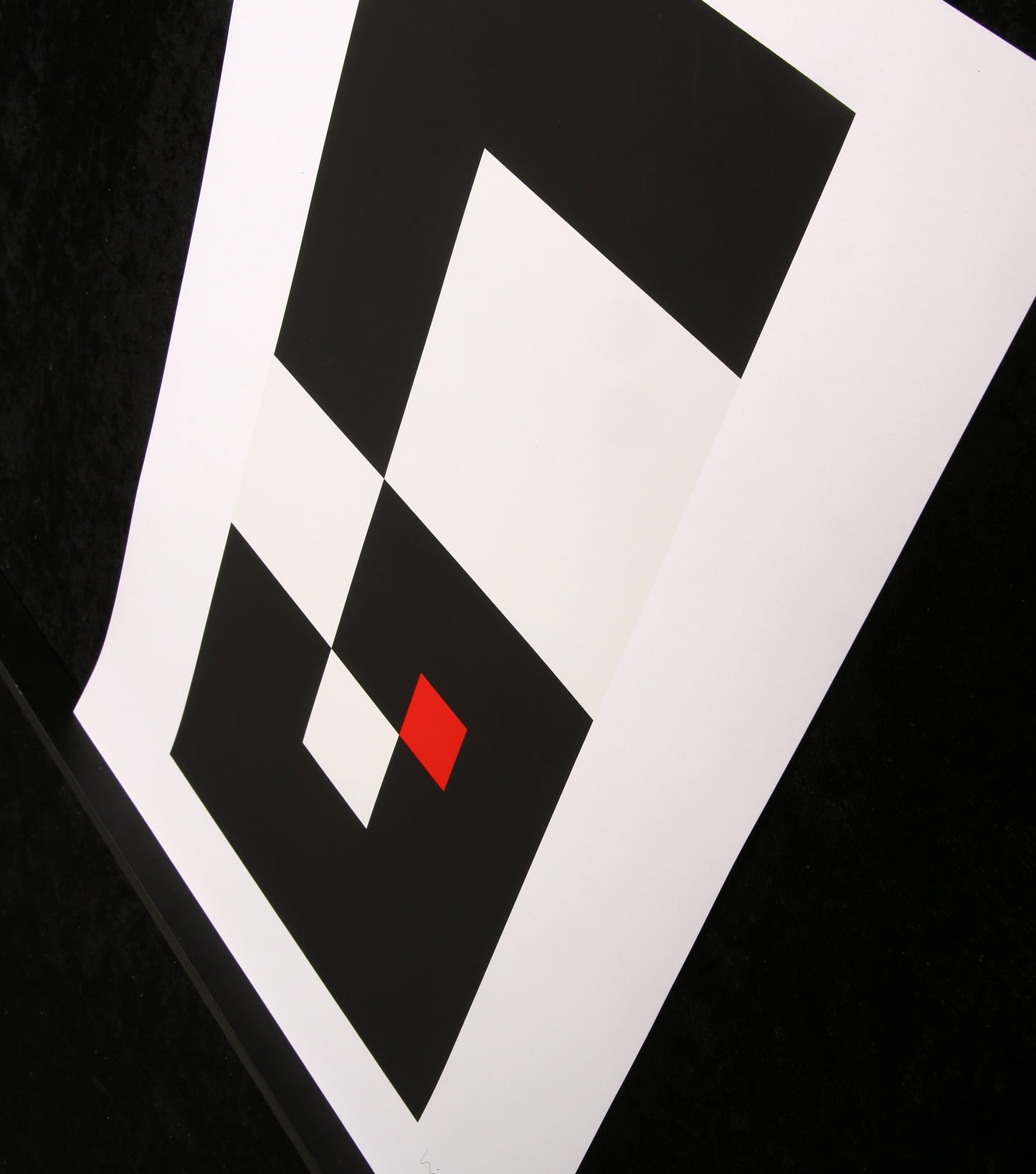 Niemeyer, Jo - Geometrische Komposition - Siebdruck handsigniert