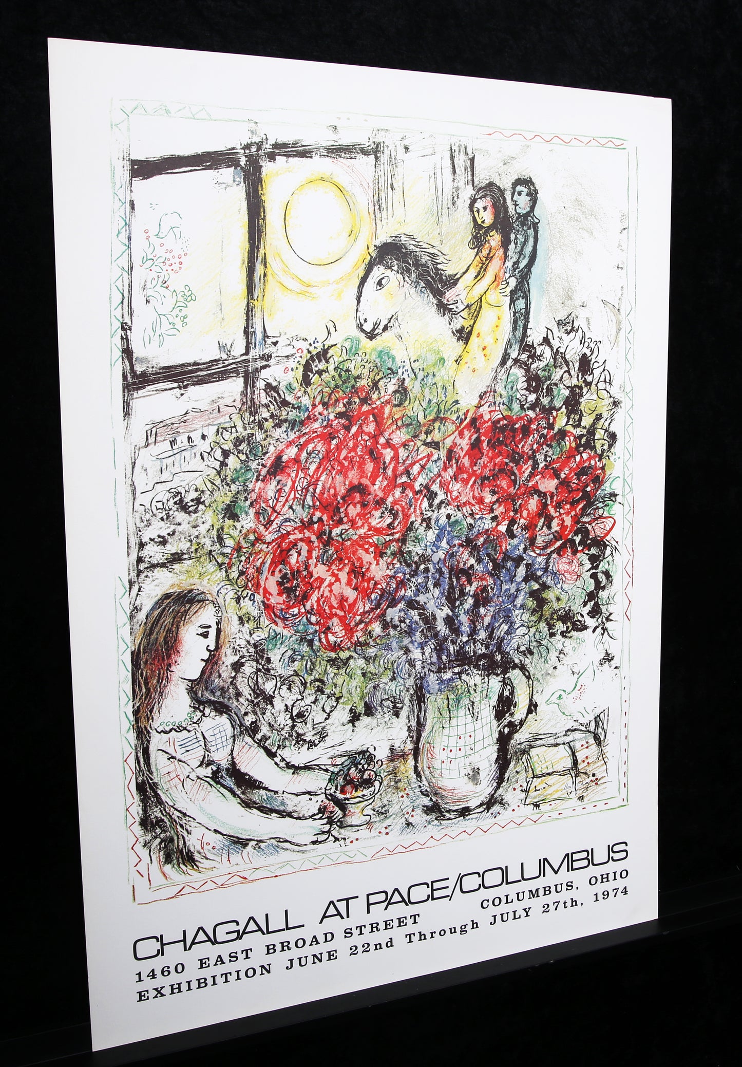 Chagall, Marc - La Chevauchee - kleurenoffsetlithografie/vergépapier