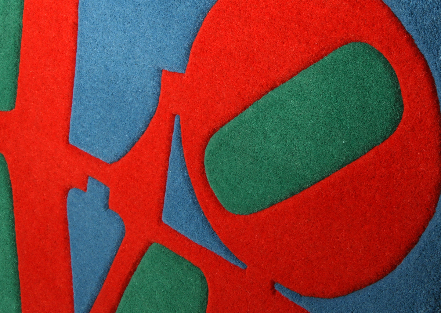 Indiana, Robert - Classic LOVE - certified, signed - Multiple - Carpet