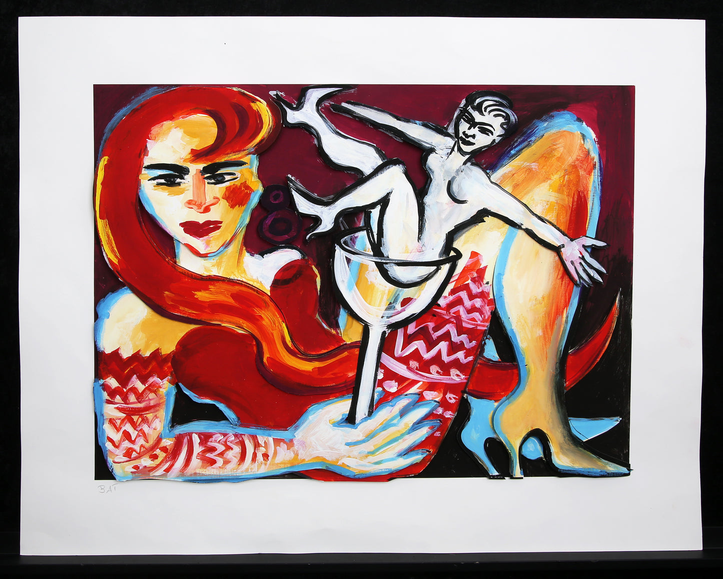 Bach, Elvira - Rampenlicht - Deluxe - Giclée - E.A. - handsigniert