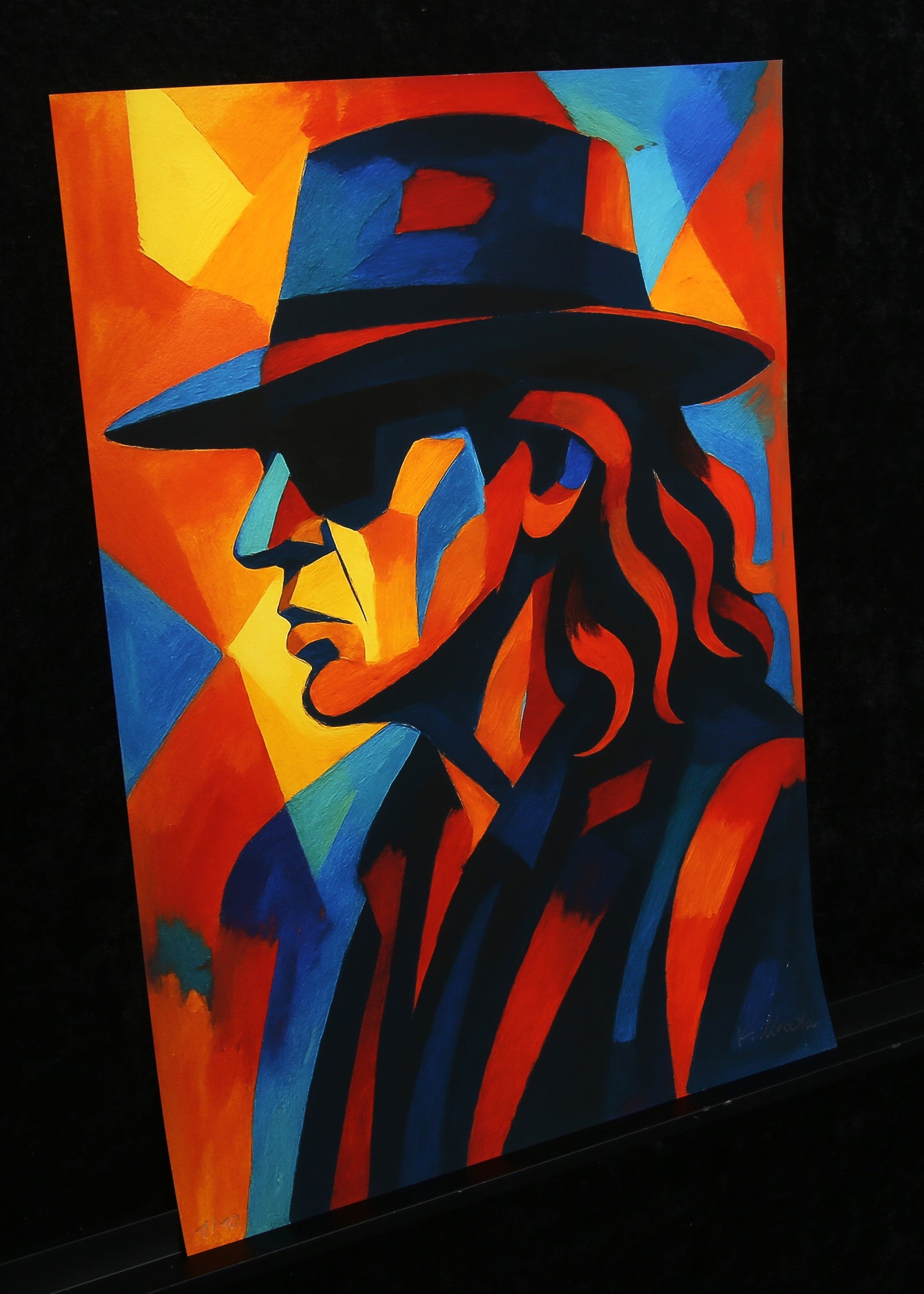 Moccha, Karmen - Udo Lindenberg - Giclée/Hahnemühle - handgesigneerd