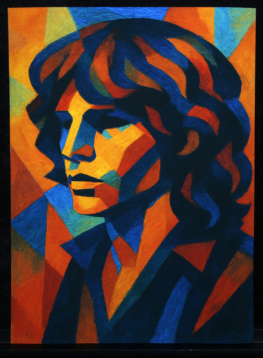 Moccha, Karmen - Jim Morrison - Giclée/Hahnemühle - handgesigneerd
