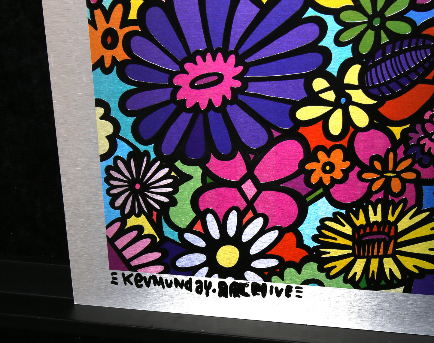 Munday, Kev - Space To Grow - UV-print/lak aluminium - handgesigneerd