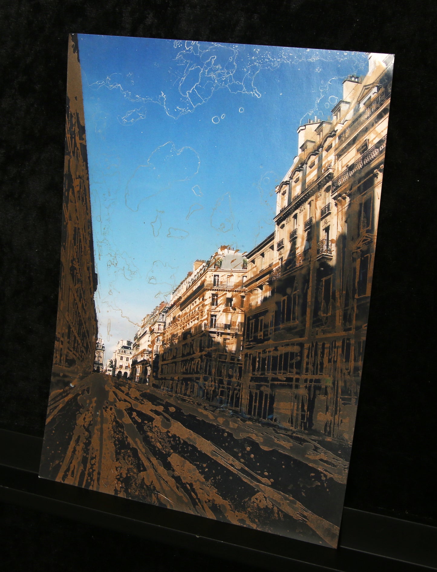 Salzmann, Gottfried - Place de Victoires - Screen print/photograph - hand signed