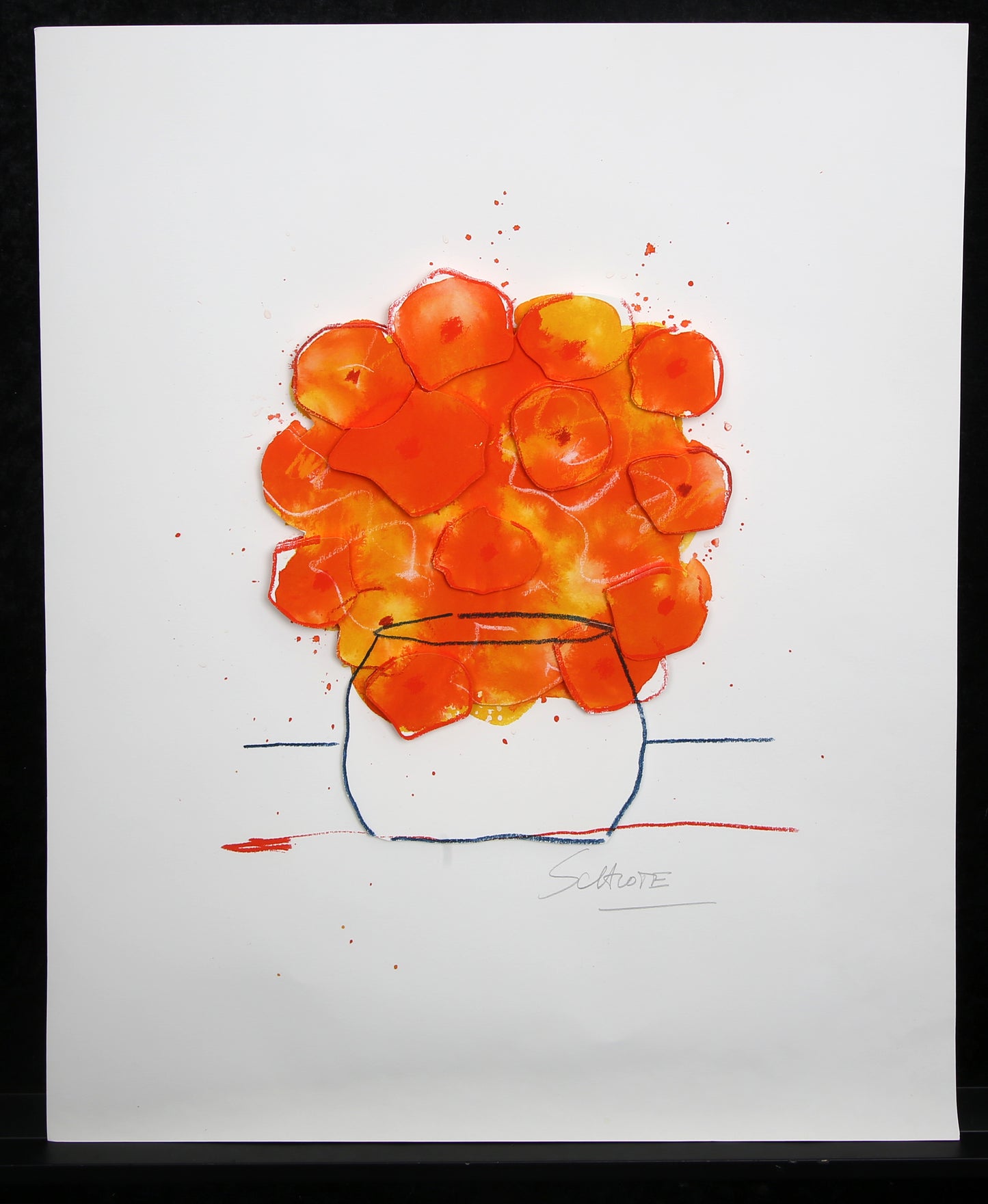 Schlote, Wilhelm - Frühlingsbouquet - 3D-Konstruktion - handsigniert