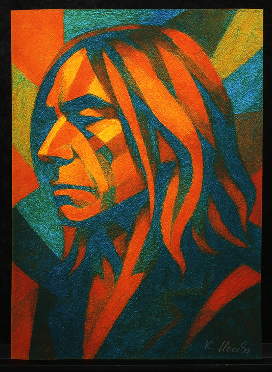 Moccha, Karmen - Jim Morrison - Giclée/Hahnemühle - handgesigneerd