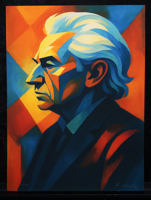 Moccha, Karmen - Herbert von Karajan - Giclée/Hahnemühle - handsigniert
