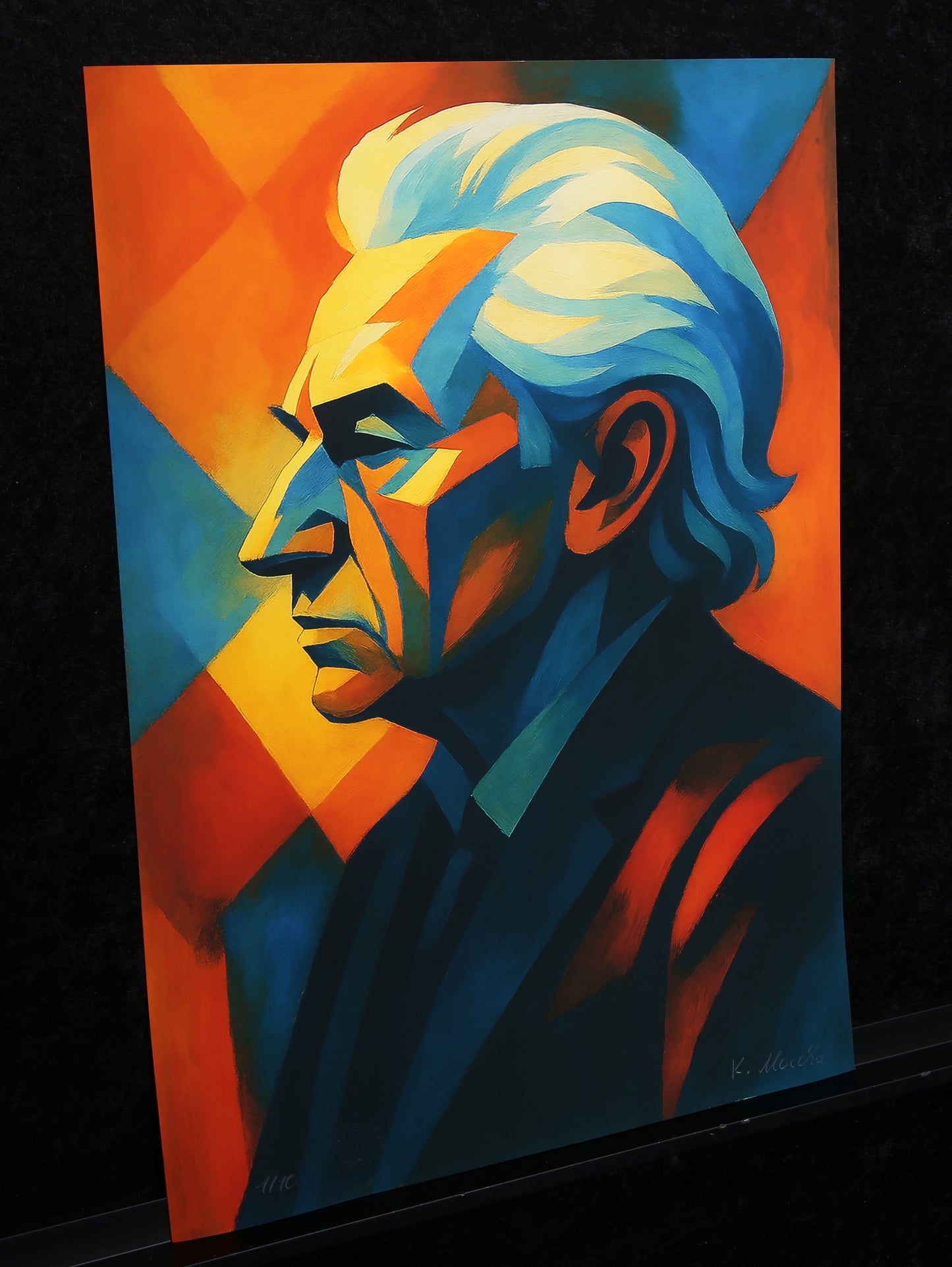 Moccha, Karmen - Herbert von Karajan - Giclée/Hahnemühle - handsigniert