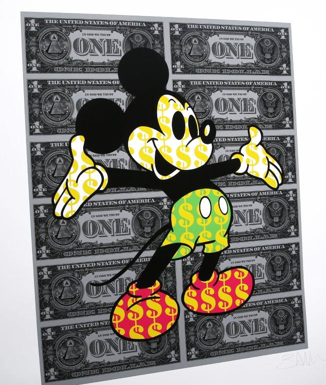 Allen, Ben - Monster Mickey (Black)-EA - Deluxe - Giclée - hand signed