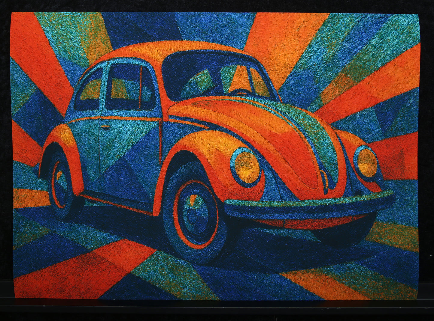 Moccha, Karmen - VW Beetle - Giclée/Hahnemühle - signée à la main