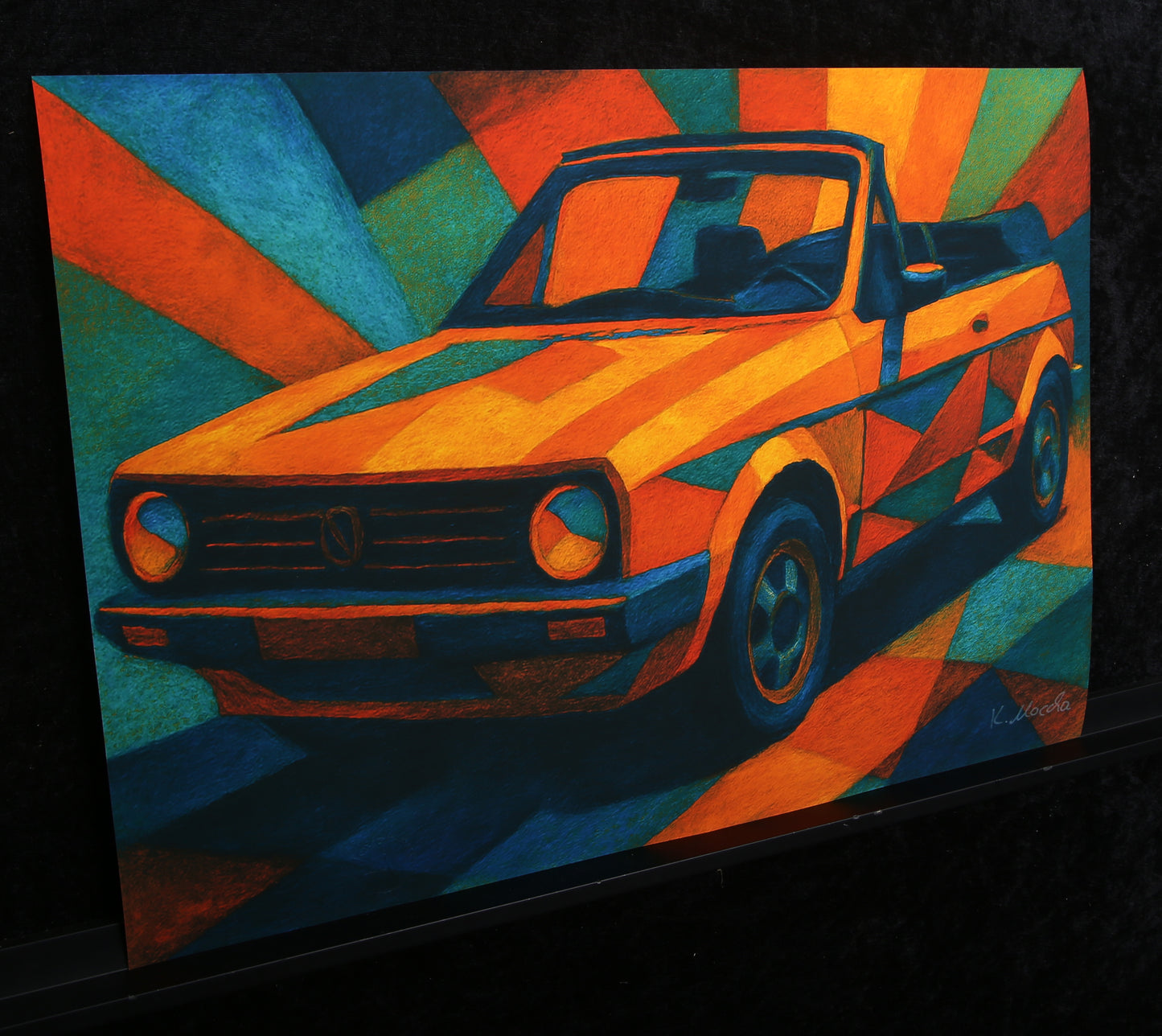 Moccha, Karmen - VW Golf 1 - Giclée/Hahnemühle - signé à la main