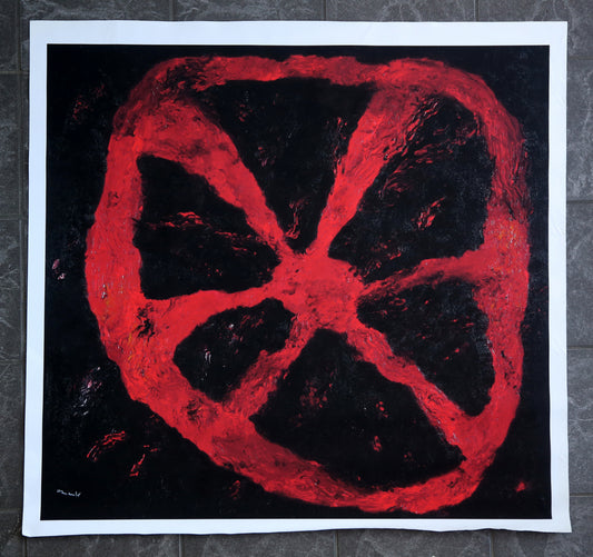 Armando - Het wiel, 2013 - Giclée on canvas (large) - hand signed 
