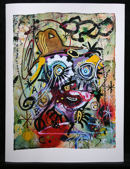 Kostabi, Paul - Legend in the Midst - NEUE EDITION - Giclée - handsigniert