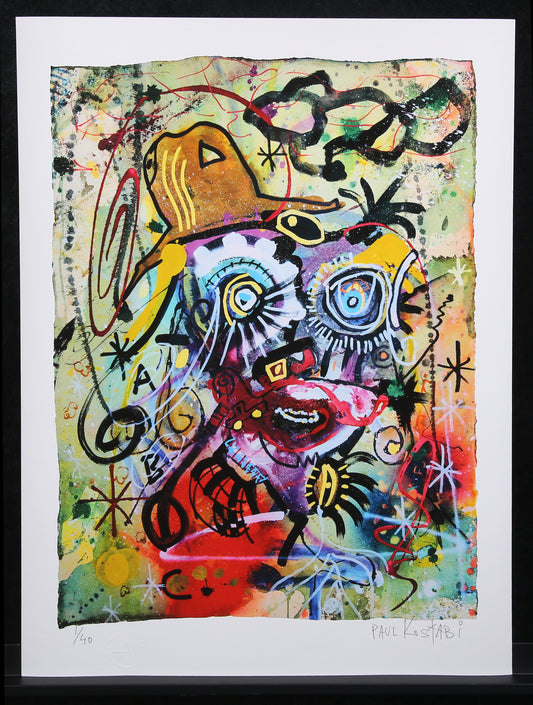 Kostabi, Paul - Legend in the Midst - NEUE EDITION - Giclée - handsigniert
