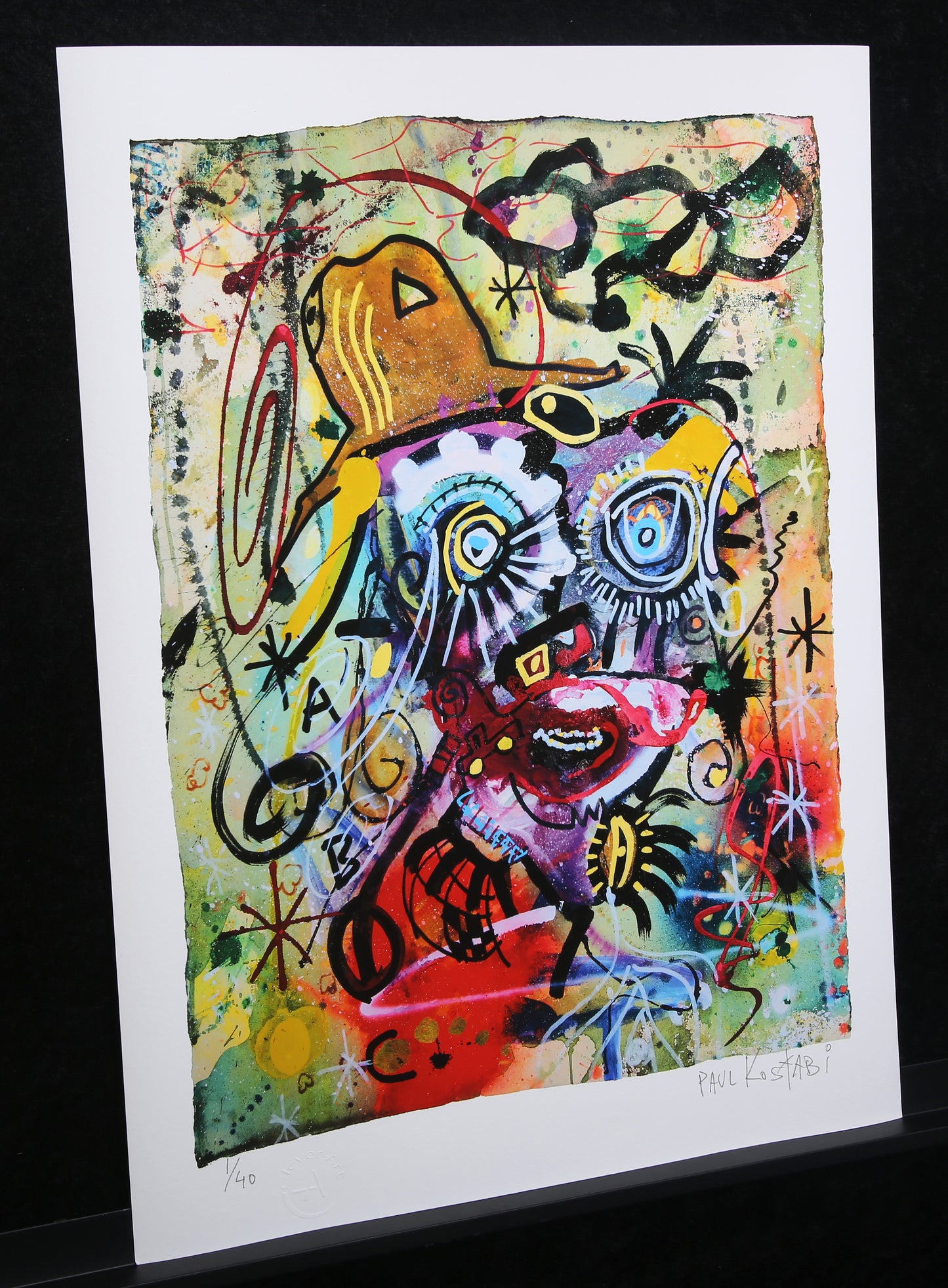 Kostabi, Paul - Legend in the Midst - NEW EDITION - Giclée - hand signed