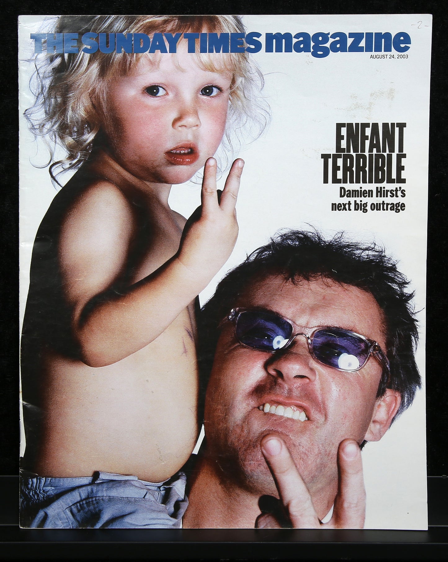 Hirst, Damien - The Sunday Times magazine - 24. August 2003 - 2x handsigniert