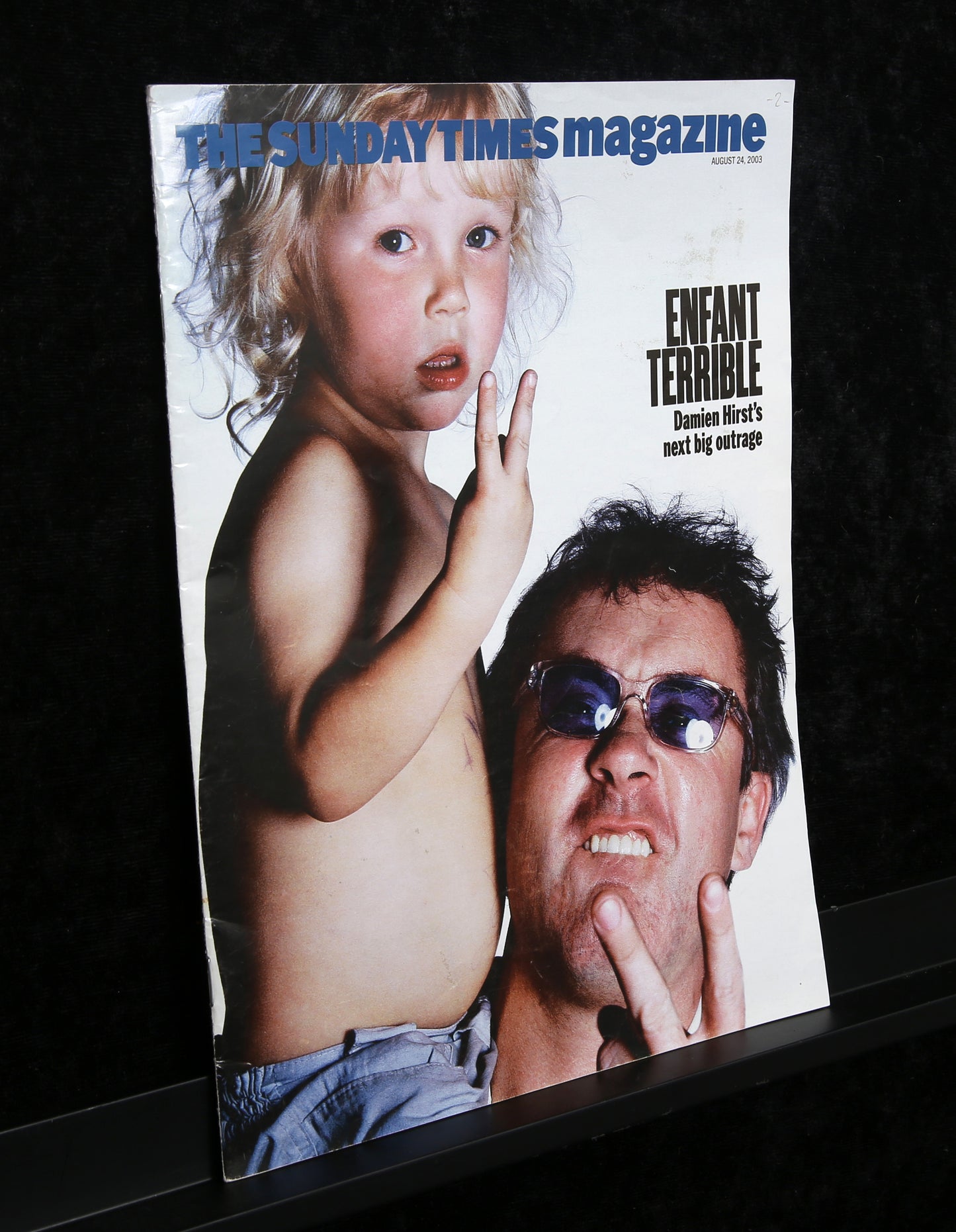 Hirst, Damien - The Sunday Times magazine - 24. August 2003 - 2x handsigniert