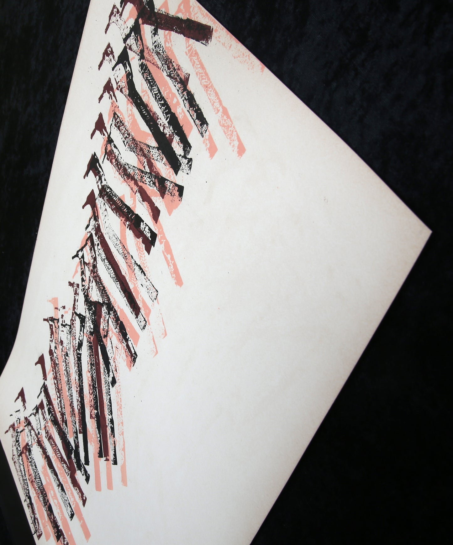 Arman, Fernandez - Drill's Fall, 1977 - Farblithografie auf Arches - handsigniert