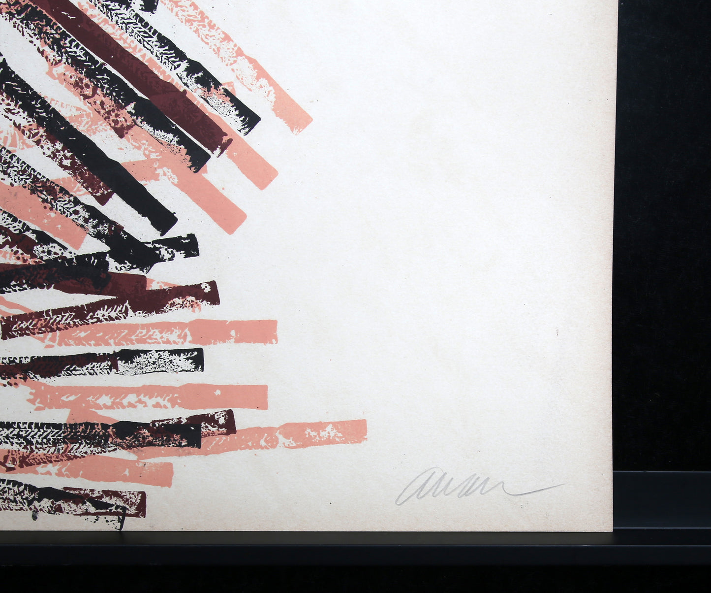 Arman, Fernandez - Drill's Fall, 1977 - Farblithografie auf Arches - handsigniert