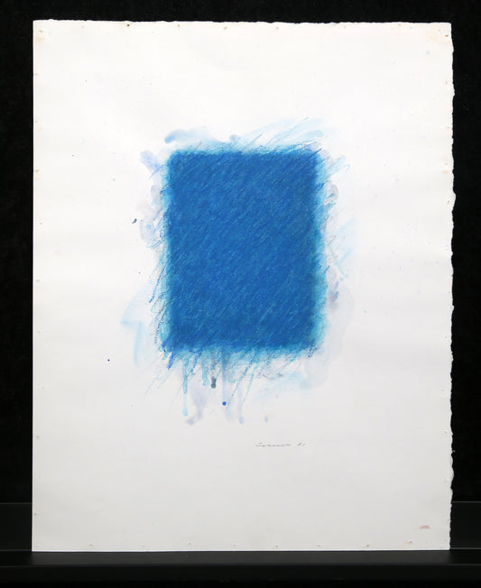 Berner, Bernd - ohne Titel - 1981 - Gouache + Kreide auf Bütten - handsigniert