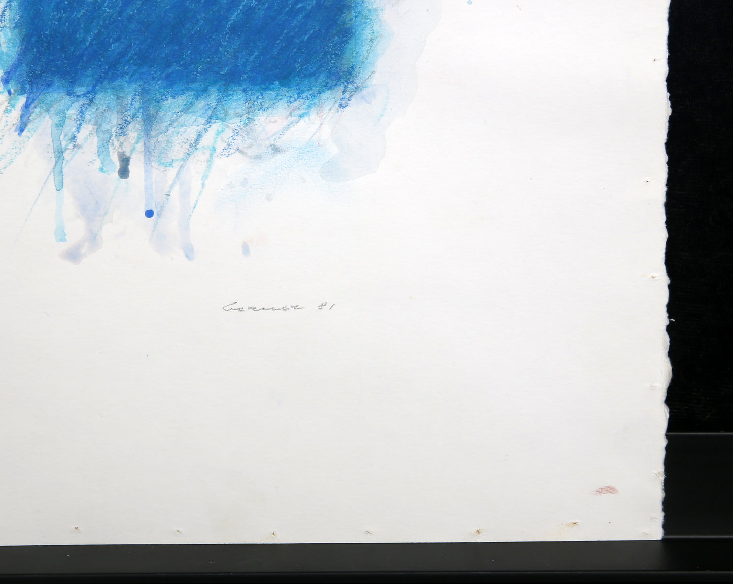 Berner, Bernd - ohne Titel - 1981 - Gouache + Kreide auf Bütten - handsigniert